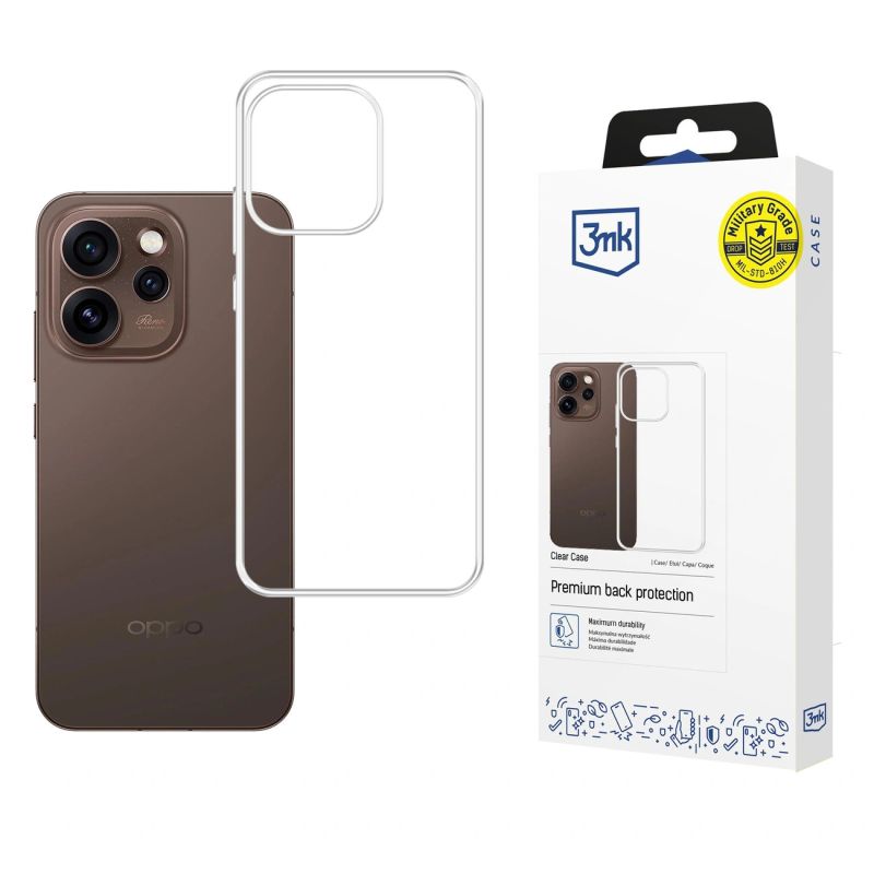 3mk Clear Case for Oppo Reno 15 Pro 5G (CPH2813) - transparent