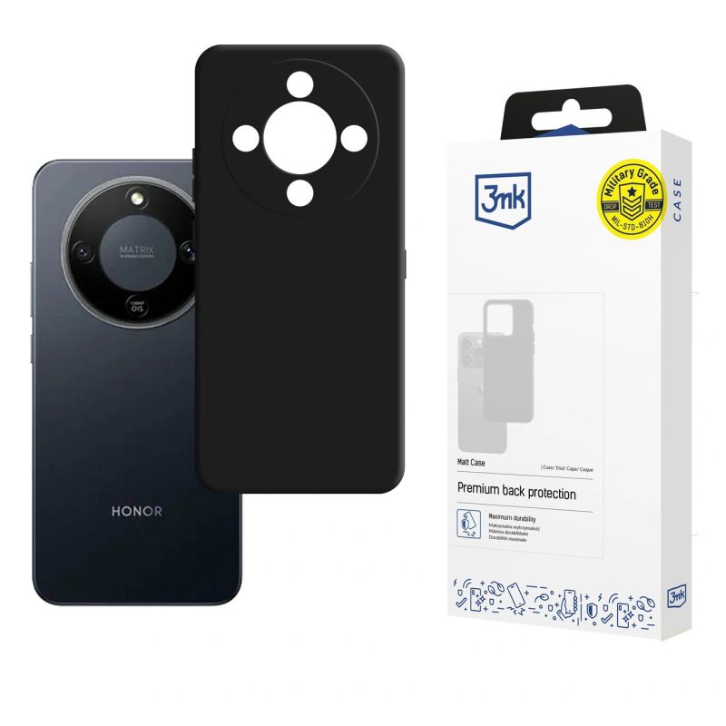 3mk Matt Case for Honor Magic 8 Lite - Matte Black