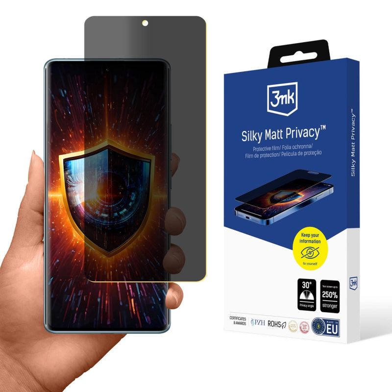 3mk Silky Matt Privacy Screen Protector for Xiaomi Redmi Note 14 Pro 4G