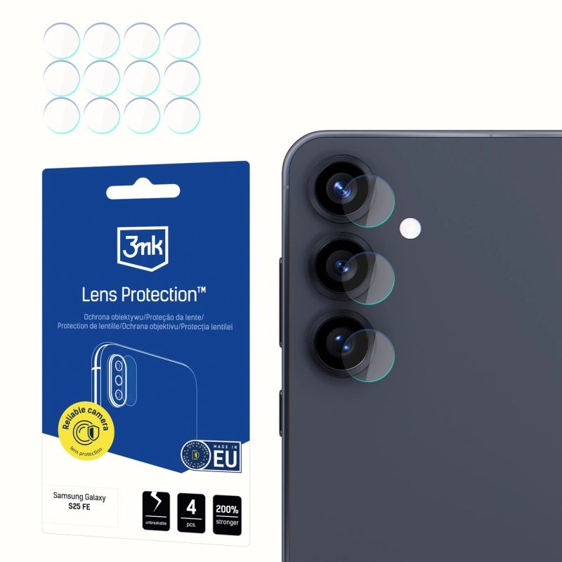 Camera lens glass 3mk Lens Protection Samsung Galaxy S25 FE