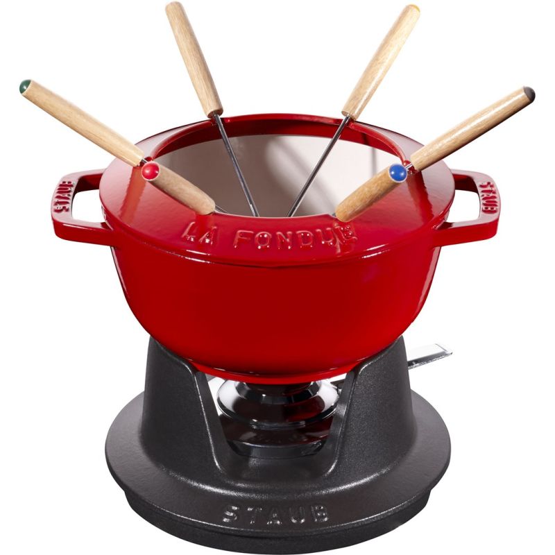 Staub Fondue Set – 18 cm, Red