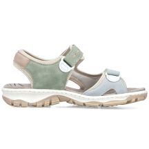 Rieker Sandali Comfortable sports with Velcro colorful Rieker
