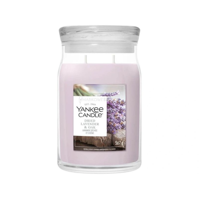 Large Candle DRIED LAVENDER & OAK YANKEE