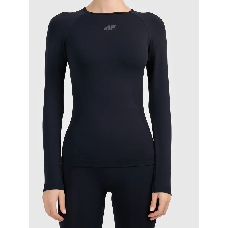 Seamless Quick-Drying Thermal Ski Base Layer for Women – 4F Long-Sleeve Top 4FWAW26USEAF326-20S