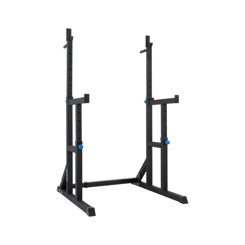 Adjustable Barbell Stands with Safety Supports, REBEL ACTIVE