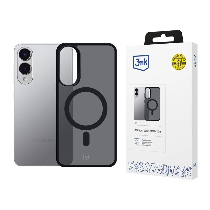3mk Smoke MagCase Samsung Galaxy S25 Edge - Black