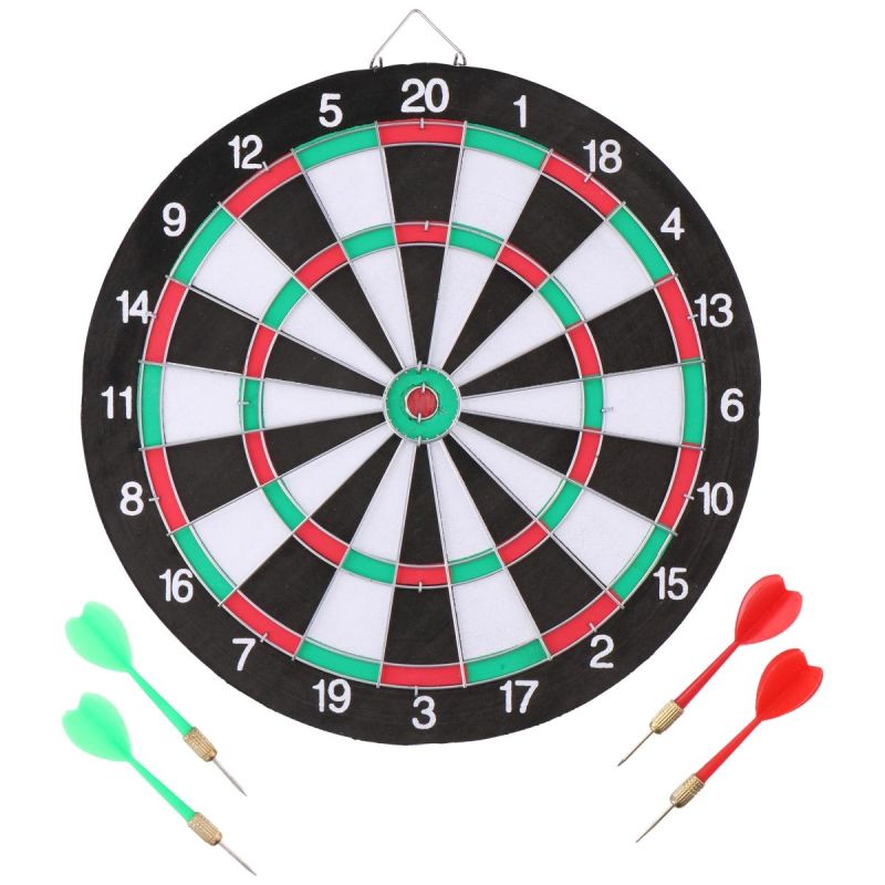 CARDBOARD DART 45CM + 6 DARTS