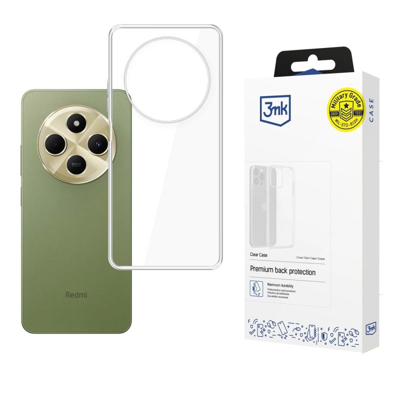 3mk Clear Case for Xiaomi Redmi 14C - transparent
