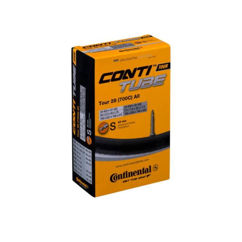 CONTINENTAL inner tube ALL 28 TOUR 32-47 622 FV42 mm