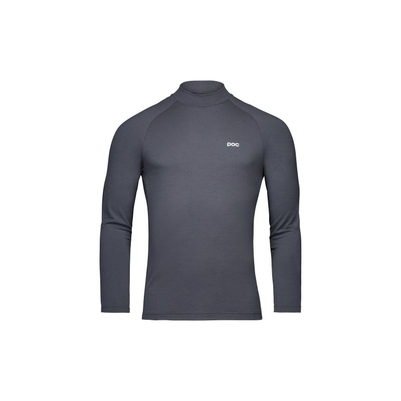 POC M's Layer Merino Mock Neck Jersey Gray