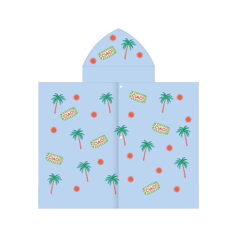 Quick-Drying Children’s Hooded Poncho Towel Spokey PALMS