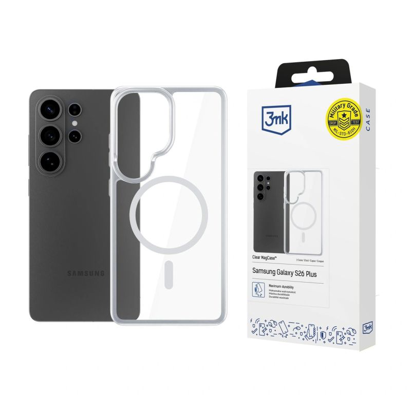 3mk Armor MagCase for Samsung Galaxy S26 Ultra - Transparent