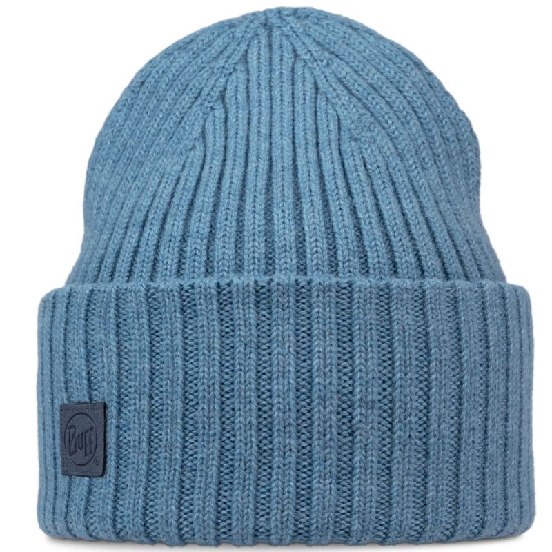 Buff Knitted Erviny Beanie 13668176110 Blue One Size