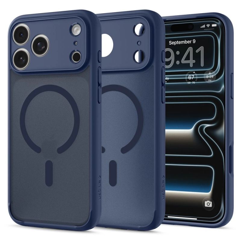 Spigen Ultra Hybrid MagSafe Case for iPhone 18 Pro Max / 17 Pro Max - Dark Blue