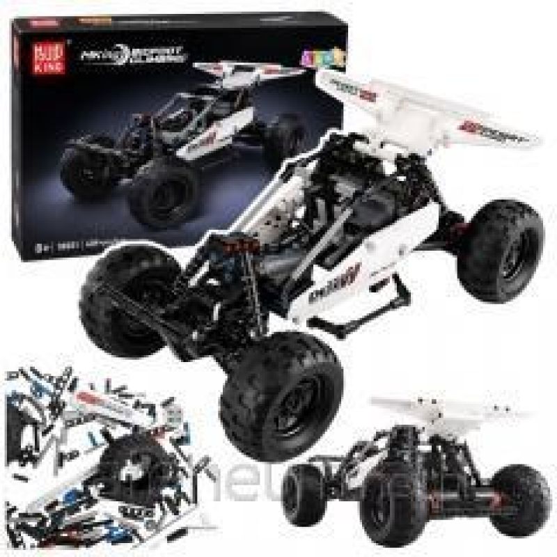 RC 4x4 Off-Road Remote-Controlled Construction Vehicle Building Set, 409 Pieces