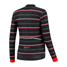 Rogelli Giacca winter stripe black-red