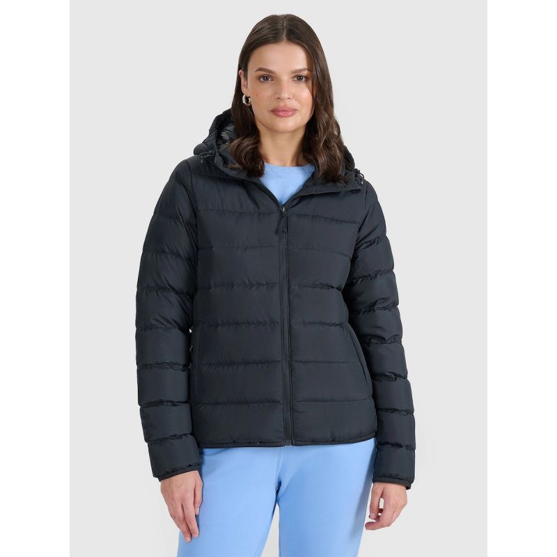 Women's down jacket with natural filling 4F 4FRAW25TDJAF0800-20S