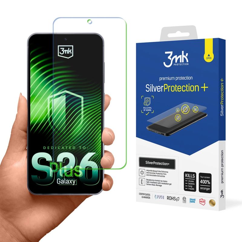 3mk SilverProtection+ protective film for Samsung Galaxy S26+