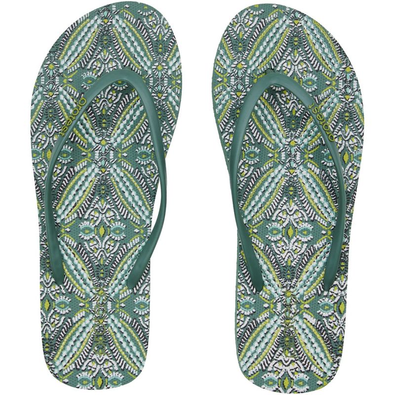 Women's PROTEST PRTSalva Green Flip-Flops 39