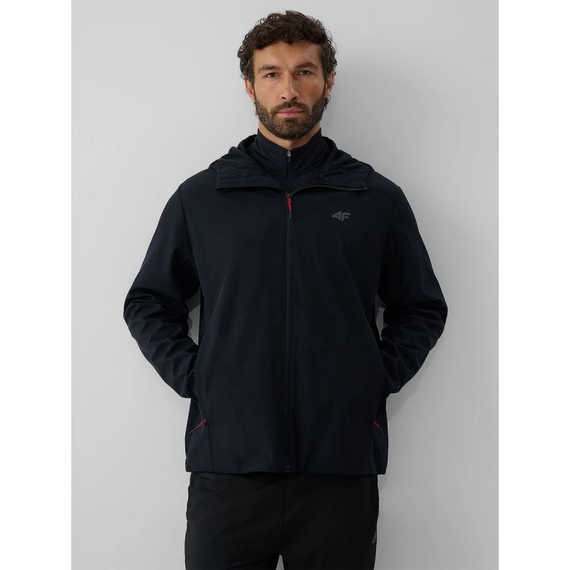 Men's windproof softshell jacket 5000 membrane 4F 4FRAW26TSOFM679-20S