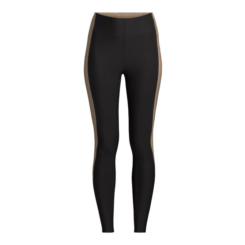 CASALL Women's Shaped Block High Waist Tights Training Leggings Black