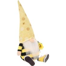 Saska Garden Sneakers snow gnome sitting drone in spring decoration