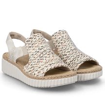 Rieker Sandali woven platform Rieker