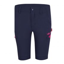 Trollkids Pantaloni Kjerag Zip-Off navy/magenta
