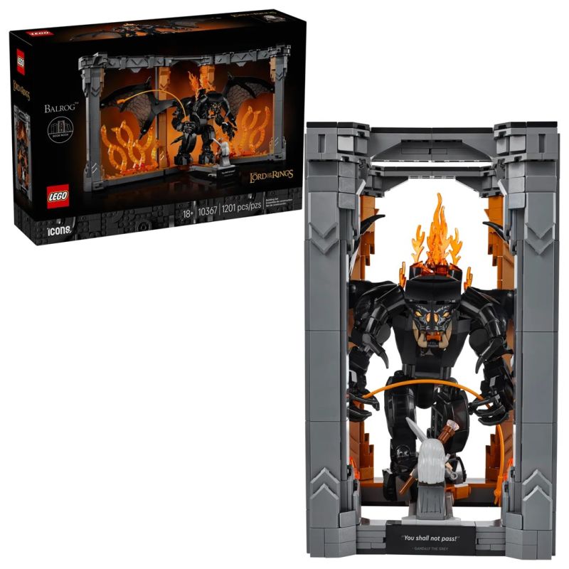 LEGO Icons 10367 The Lord of the Rings: Book Nook with Balrog