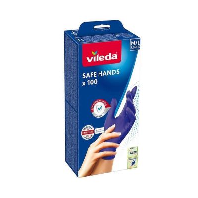 Vileda Guanti Safe Hands nitrile M/L pcs.