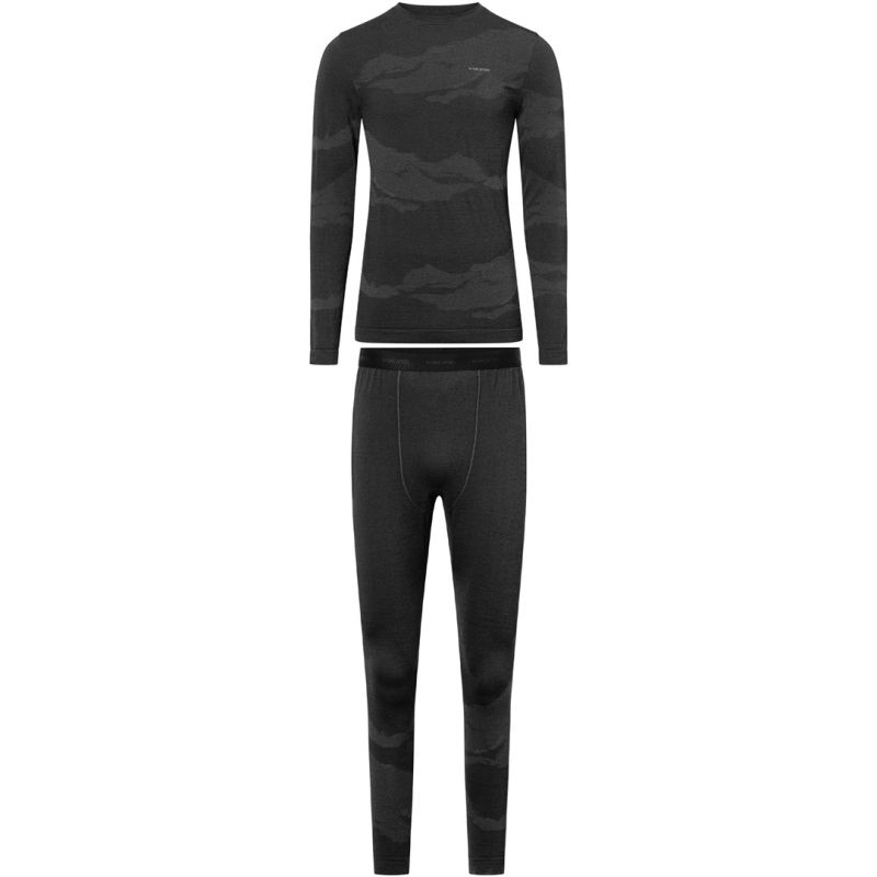 VIKING Gasher Man Set Merino men's underwear size M black