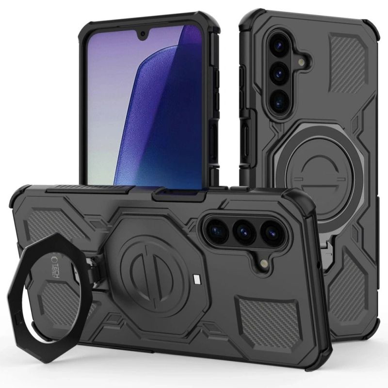 Tech-Protect TacticStand MagSafe Case for Samsung Galaxy A17 / A18 4G / 5G - Matte Black