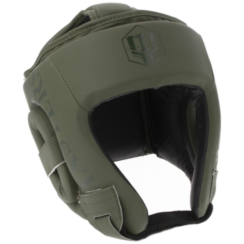 Boxing helmet MASTERS KTOP-PU-MATT "M" green