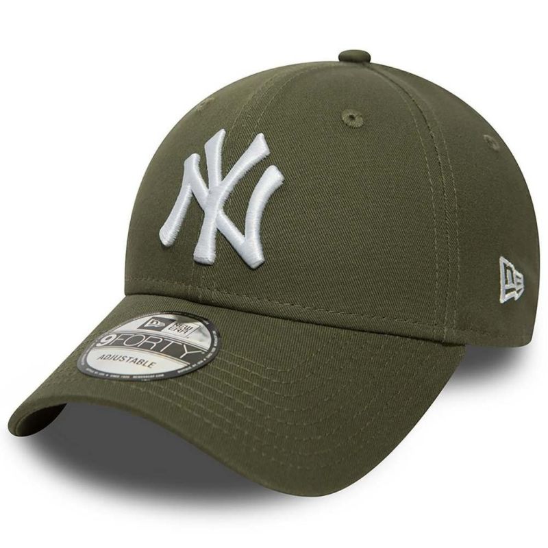 New Era 9FORTY MLB NY New York Yankees Cap, Olive – 80636010