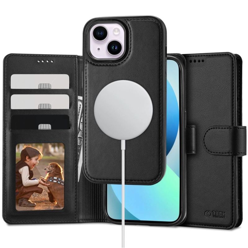 Tech-Protect Wallet MagSafe case for iPhone 13 - black