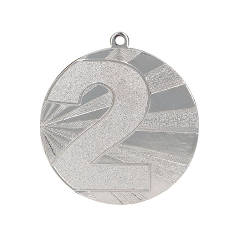 Silver steel medal, second place