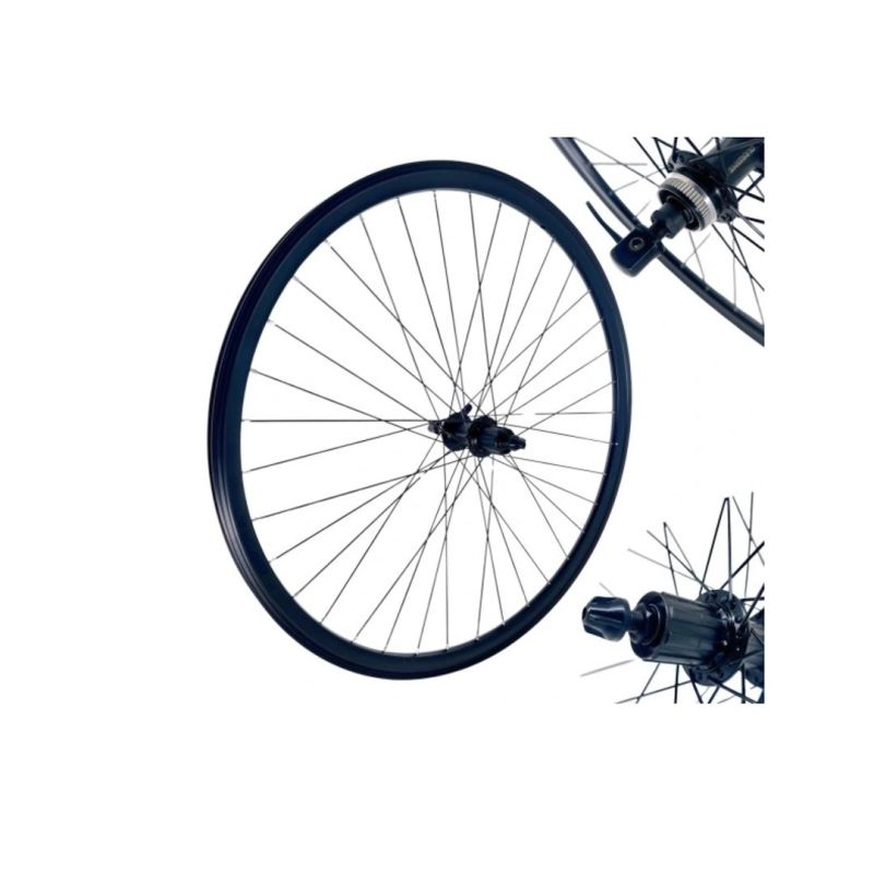 28" rear cassette wheel CenterL QR O-cz/P-cz SHIMANO