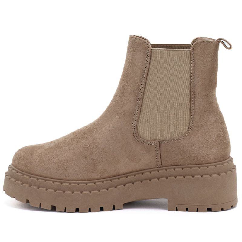 Big Star Stivali suede ankle on platform Big Star