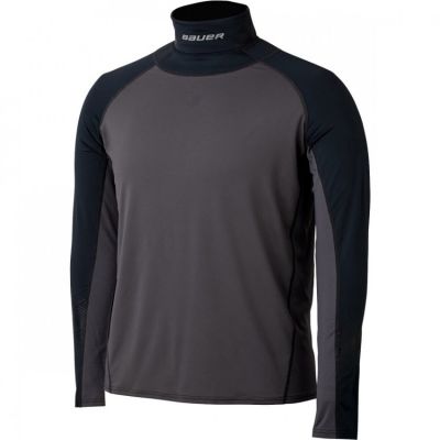 Bauer Maglietta Neckprotekt Children's Long Sleeve Ribano