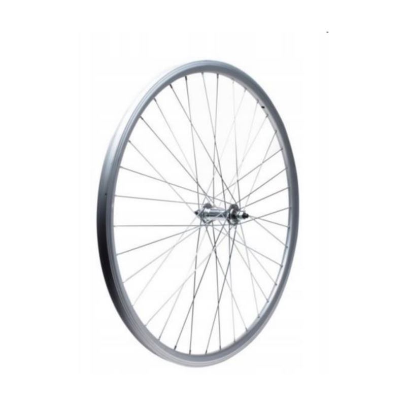 Wheel 26'' front cone O-silver/P-silver
