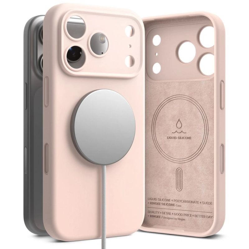 Ringke Silicone MagSafe Case for iPhone 18 Pro Max - Pink