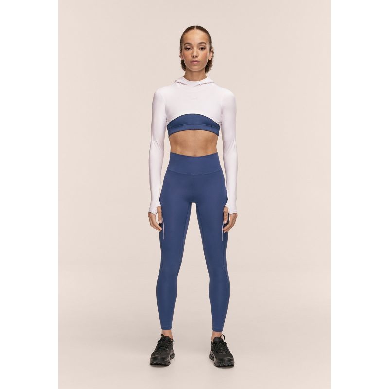 CASALL Performance Running Tights Women's Training Leggings Navy Blue
