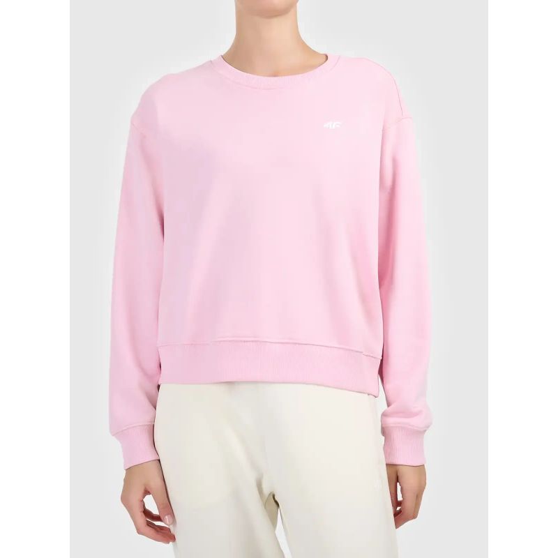 Women's round neck open-front sweatshirt 4F 4FWAW26TSWSF2672-56S