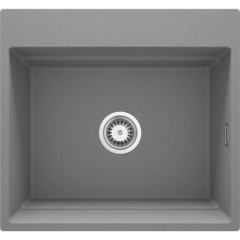 Single-bowl magnetic granite sink