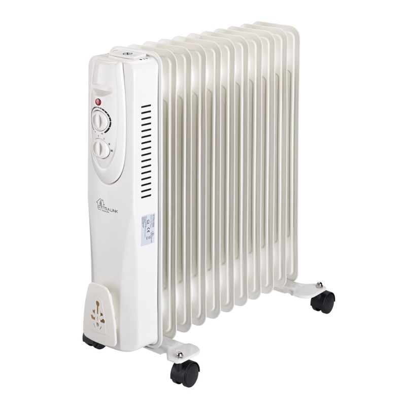 Extralink NY-25W1 2500W electric oil radiator, 11 fins