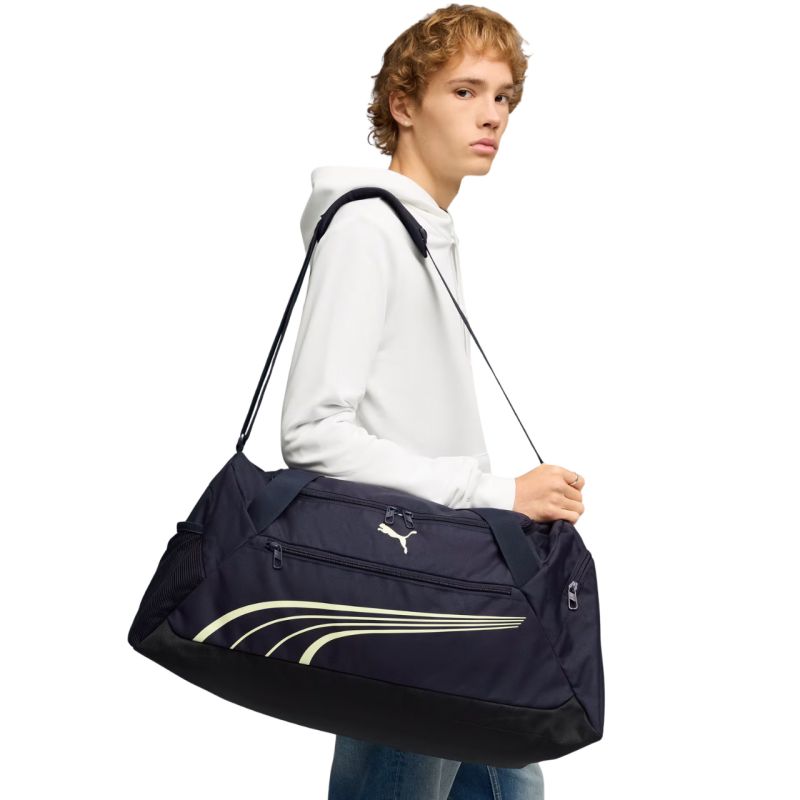Puma Fundamental Medium Sports Bag, Navy, 91189 35