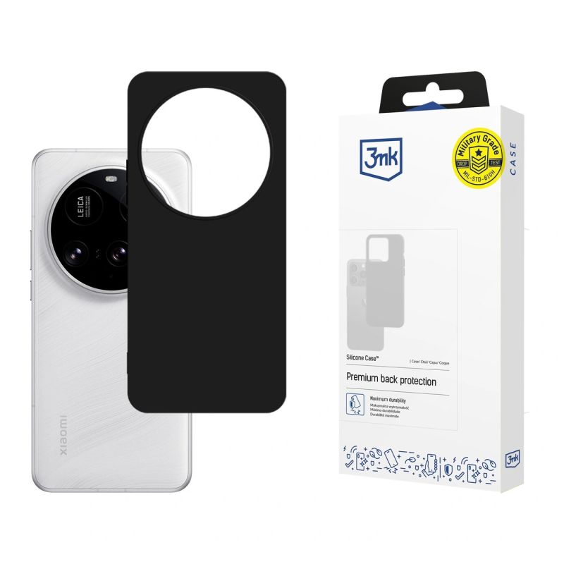 3mk Silicone Case for Xiaomi 15 Ultra - black