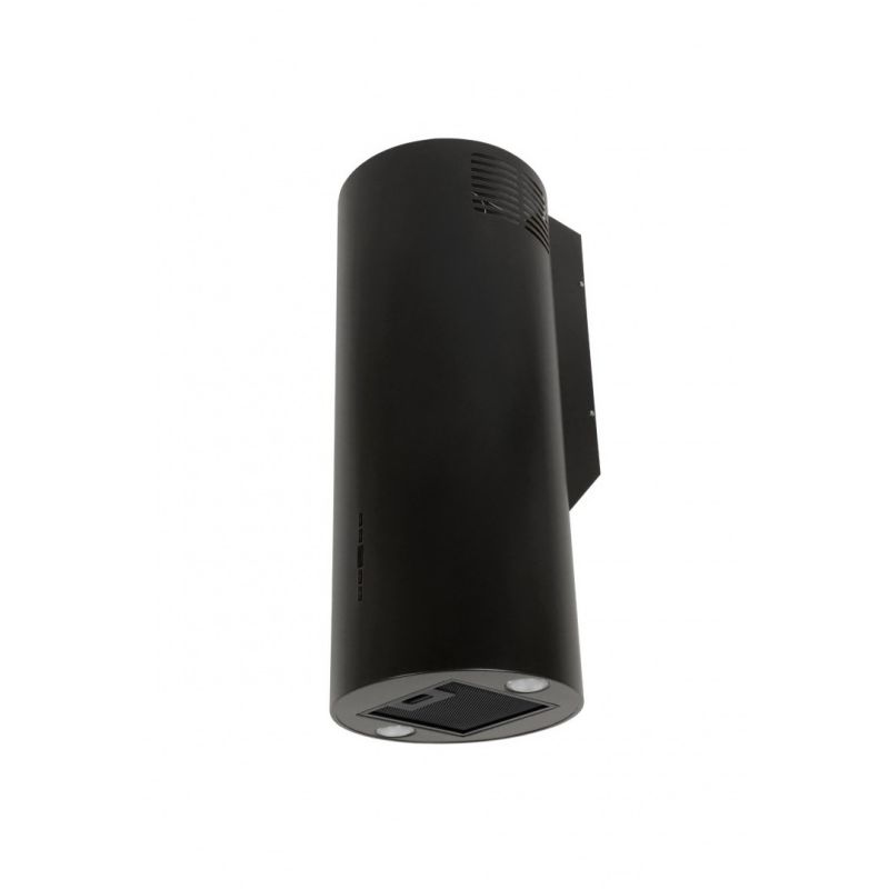 MAAN Elba 2 W 731 black wall-mounted tube hood