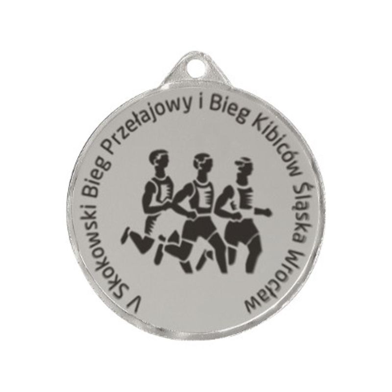 Laser-engraved steel medal – RMI