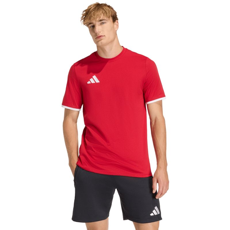 Men's adidas Entrada 26 Tee red JZ6676